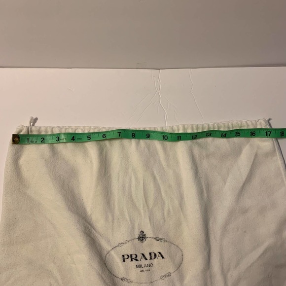 PRADA Large Drawstring Purse Dust Bag 17in x 15in - Picture 6 of 7